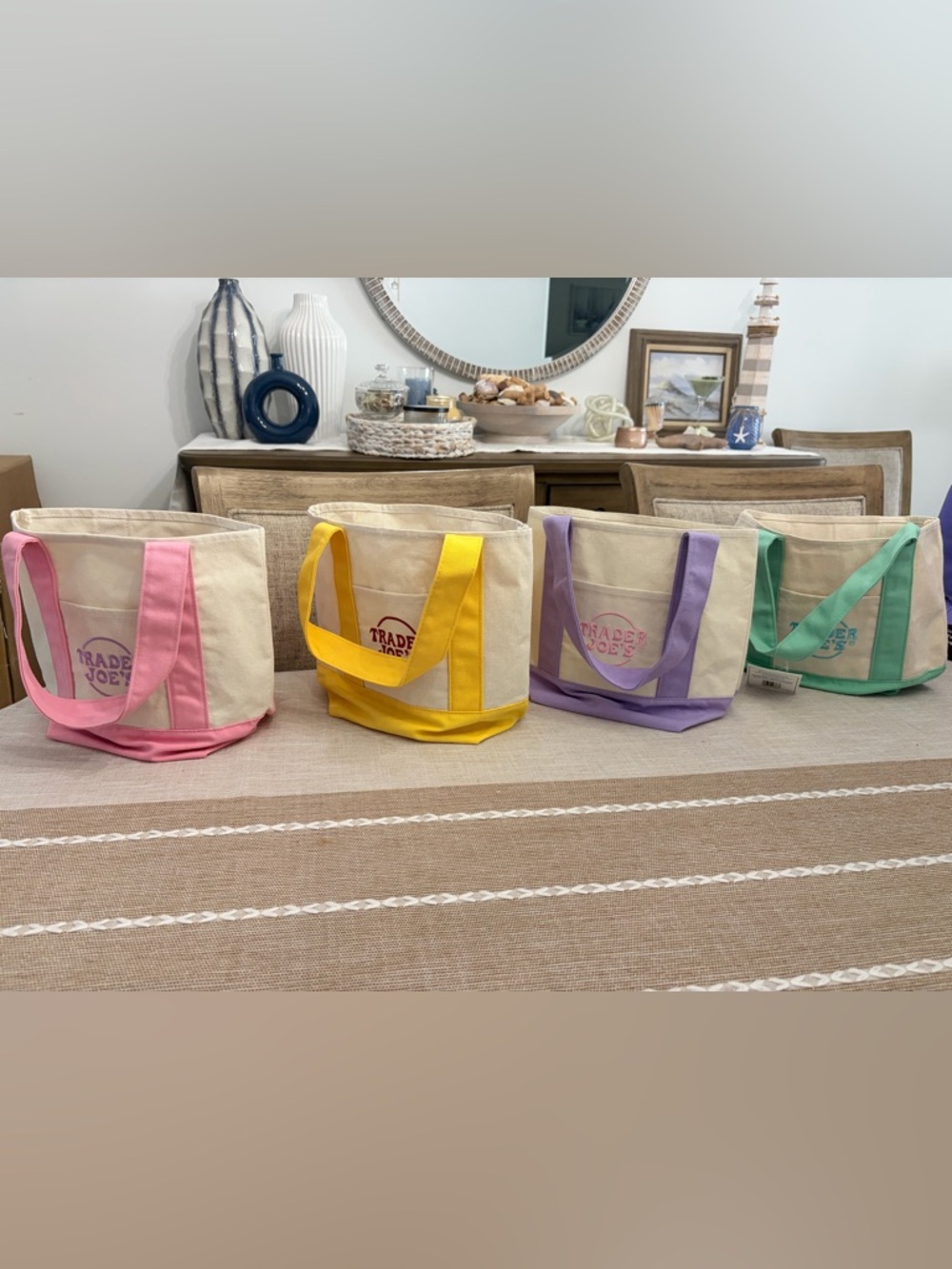 Trader Joe’s Mini Tote bags Easter special edition